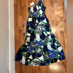 Sugarlips One Shoulder Dress - Blue and Green